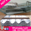 Steel Anti-Collision Waveform Guardrail for W Beam Used for Highway, Flexible Hot DIP Galvanized Guardrails